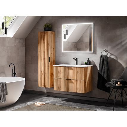 COMAD ADEL OAK 82-80-B-2S - Ντουλάπι μπάνιου κάτω από τον νιπτήρα ADEL 57x80,2 cm σε απόχρωση δρυός