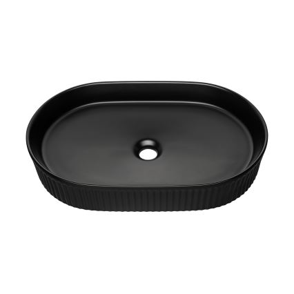 COMAD BEYOND 3 BLACK ( E-6531 ) - Νιπτήρας μπάνιου BEYOND 56x36 cm κεραμικό/ματ μαύρο