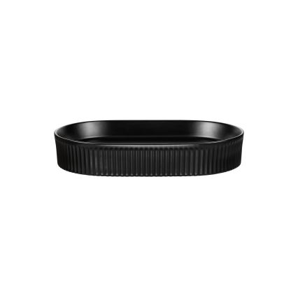 COMAD BEYOND 3 BLACK ( E-6531 ) - Νιπτήρας μπάνιου BEYOND 56x36 cm κεραμικό/ματ μαύρο