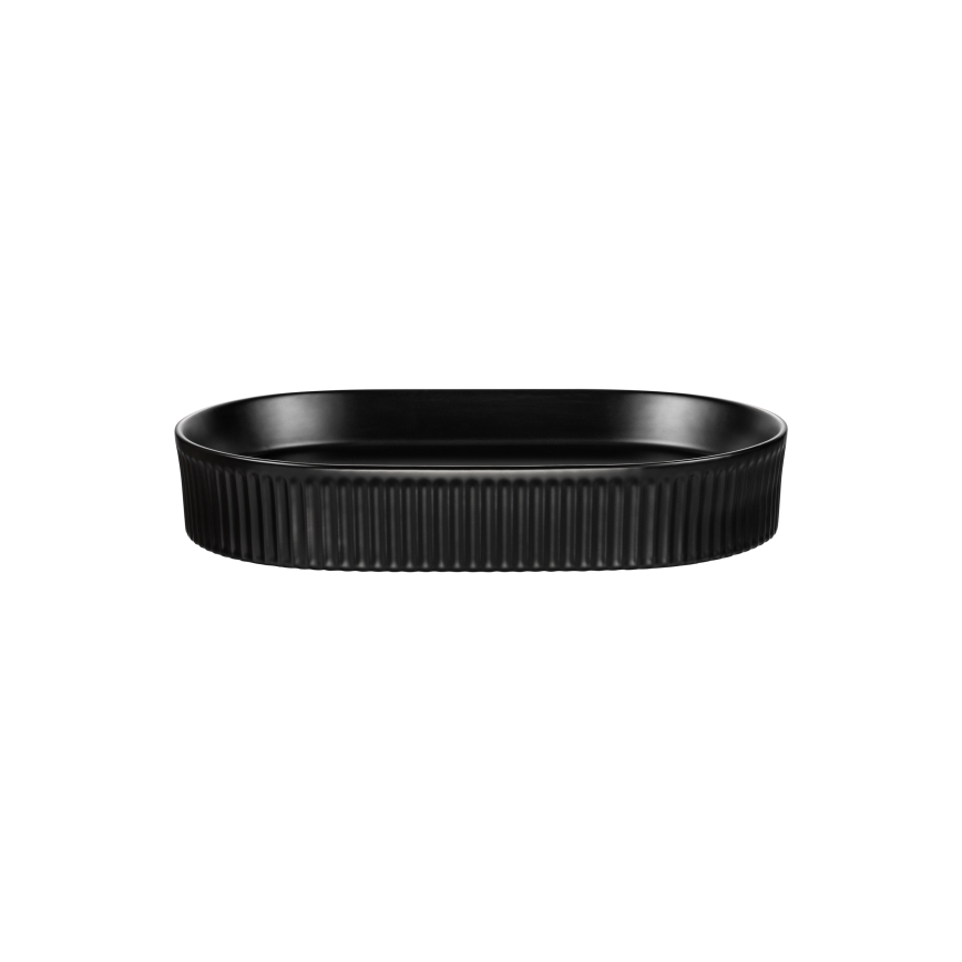 COMAD BEYOND 3 BLACK ( E-6531 ) - Νιπτήρας μπάνιου BEYOND 56x36 cm κεραμικό/ματ μαύρο