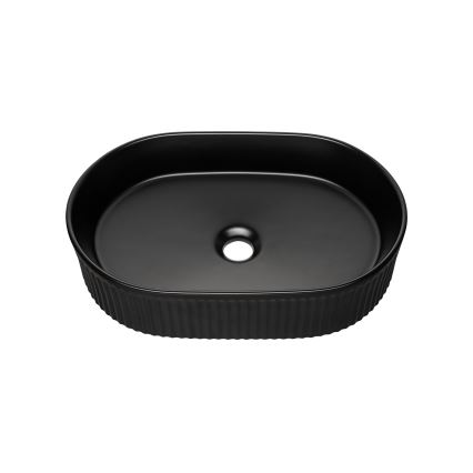 COMAD BEYOND 5 BLACK ( E-6564 ) - Νιπτήρας μπάνιου BEYOND 48x32,5 cm κεραμικό/ματ μαύρο
