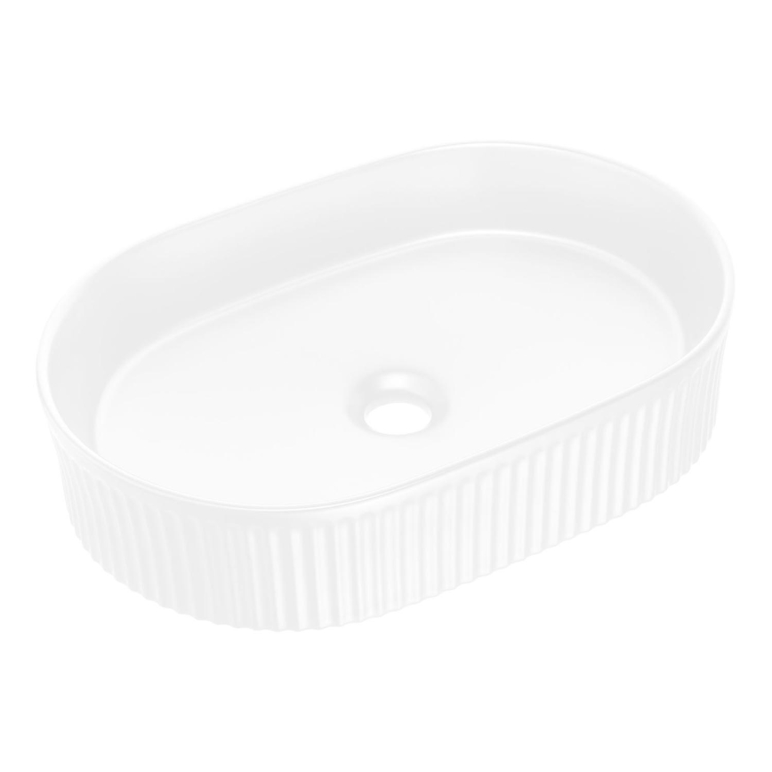 COMAD BEYOND 5 WHITE ( E-6564 ) - Νιπτήρας μπάνιου BEYOND 48x32,5 cm κεραμικό/λευκό ματ