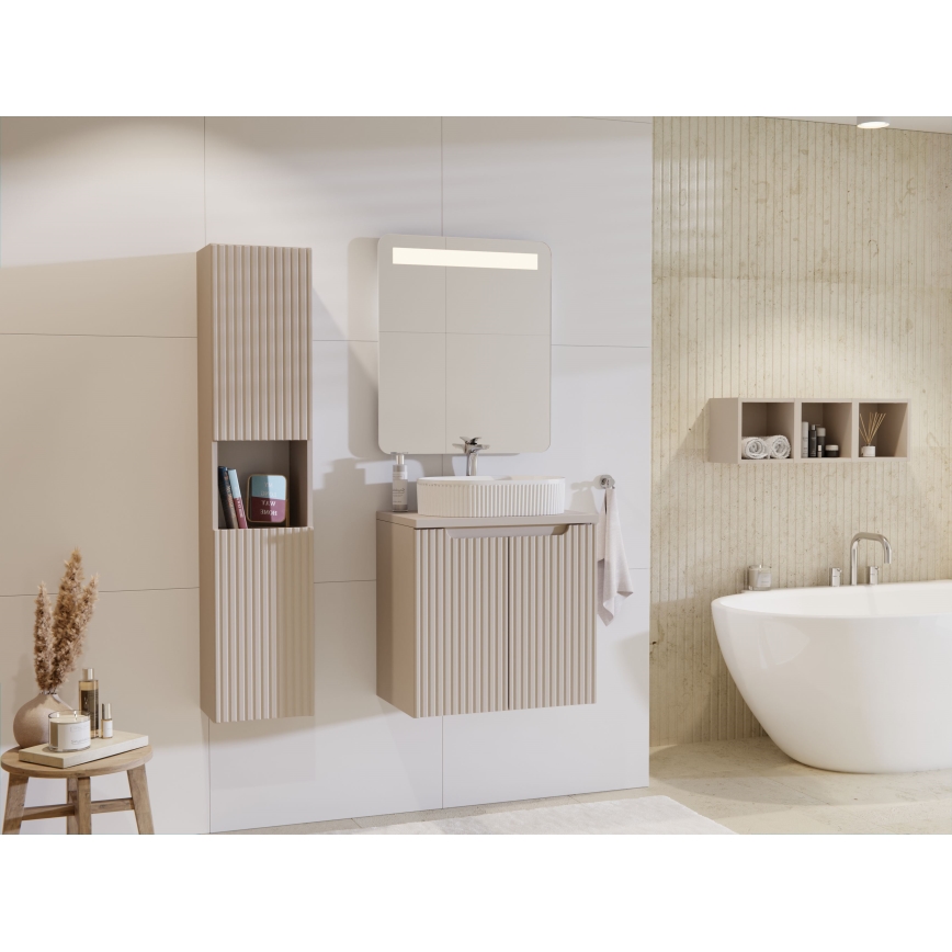 COMAD BEYOND 5 WHITE ( E-6564 ) - Νιπτήρας μπάνιου BEYOND 48x32,5 cm κεραμικό/λευκό ματ