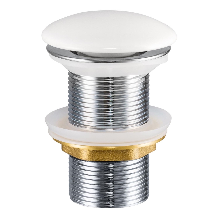 COMAD CLICK-CLACK T201-3 - Βαλβίδα νιπτήρος CLICK-CLACK διάμετρος 7 cm γυαλιστερό λευκό