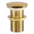 COMAD CLICK-CLACK T201G-3 - Βαλβίδα νιπτήρος CLICK-CLACK διάμετρος 7 cm γυαλιστερό χρυσαφί