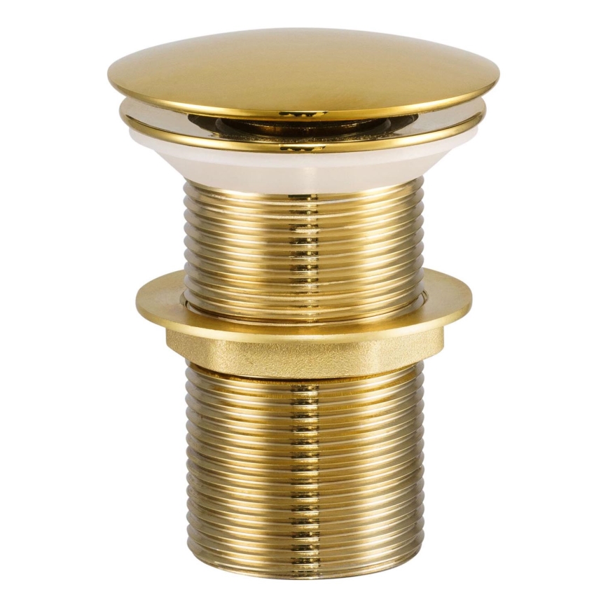 COMAD CLICK-CLACK T201G-3 - Βαλβίδα νιπτήρος CLICK-CLACK διάμετρος 7 cm γυαλιστερό χρυσαφί
