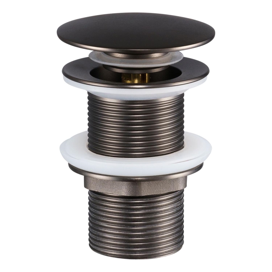 COMAD CLICK-CLACK T201GG-3 - Βαλβίδα νιπτήρος CLICK-CLACK διάμετρος 7 cm γκρι