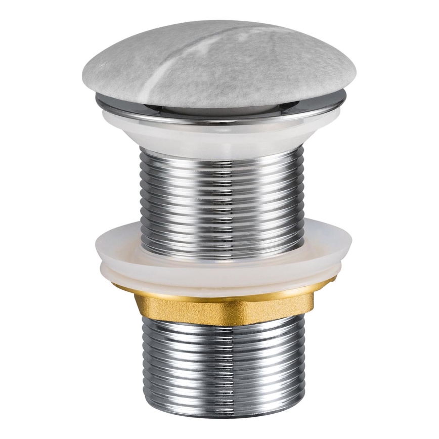 COMAD CLICK-CLACK T201M-H1-3 - Βαλβίδα νιπτήρος CLICK-CLACK διάμετρος 7 cm ματ γκρι