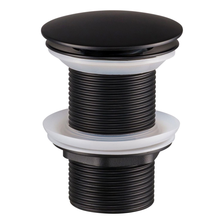 COMAD CLICK-CLACK T201MBG-3 - Βαλβίδα νιπτήρος CLICK-CLACK διάμετρος 7 cm ματ μαύρο