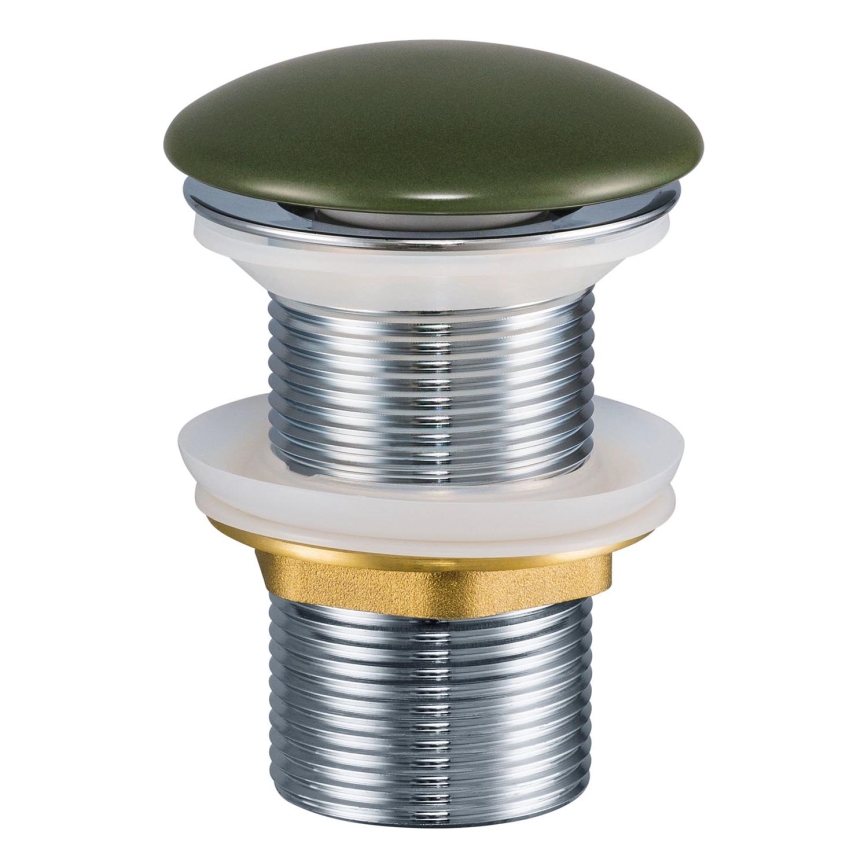 COMAD CLICK-CLACK T201MFG-3 - Βαλβίδα νιπτήρος CLICK-CLACK διάμετρος 7 cm ματ πράσινο