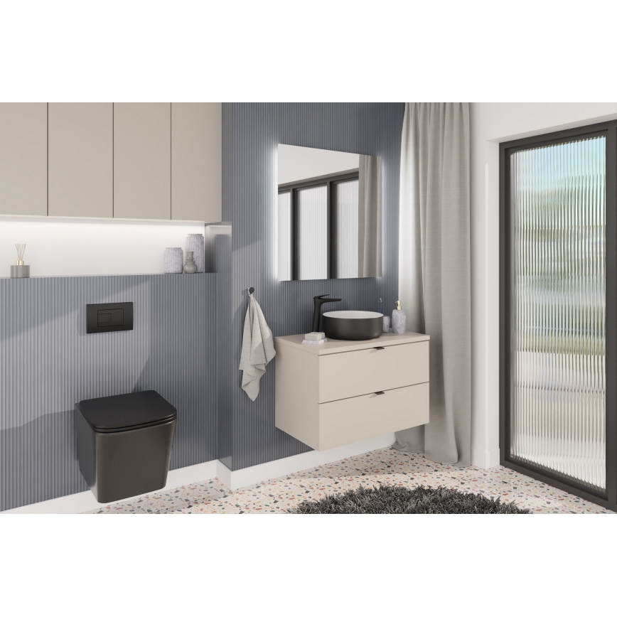COMAD DALIA CASHMERE 82-80-46-2S - Έπιπλο μπάνιου κάτω από νιπτήρα DALIA 50x80 cm μπεζ