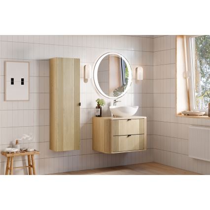 COMAD OVALIA CREMONA 82-80-46-2S - Έπιπλο μπάνιου κάτω από νιπτήρα OVALIA 52x80 cm, σε δρυς Cremona