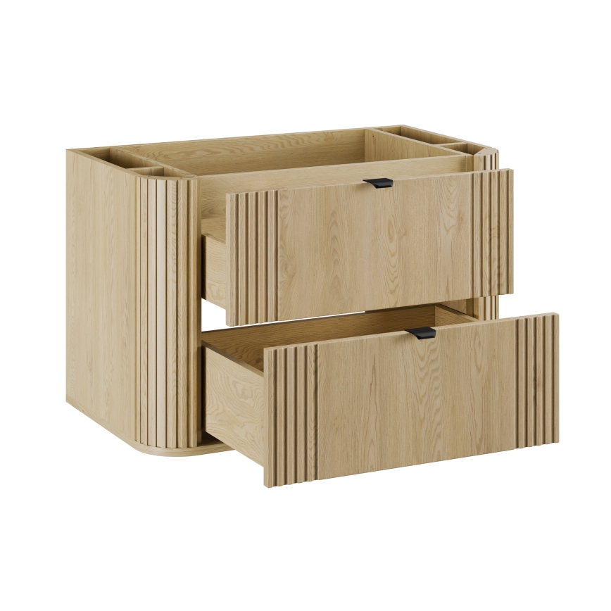 COMAD OVALIA CREMONA 82-80-46-2S - Έπιπλο μπάνιου κάτω από νιπτήρα OVALIA 52x80 cm, σε δρυς Cremona