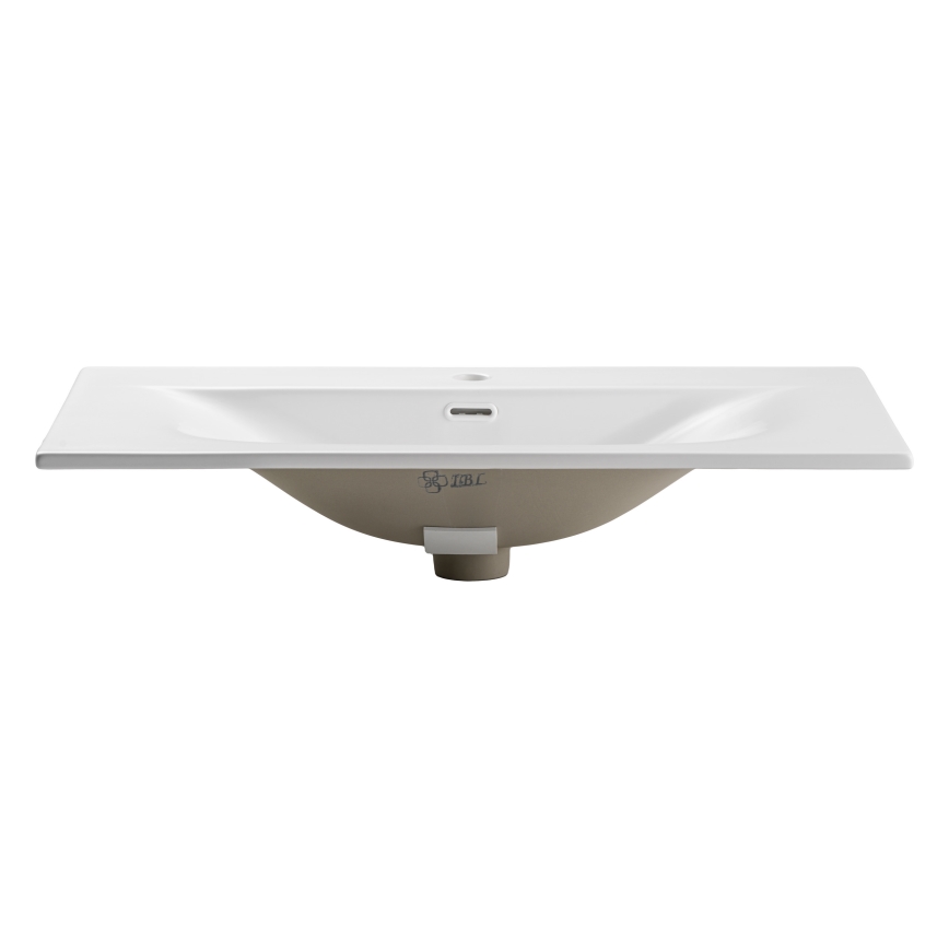COMAD SKY 1 80 DP MATT WHITE - Εντοιχιζόμενος νιπτήρας SKY 46x81 cm σε ματ λευκό