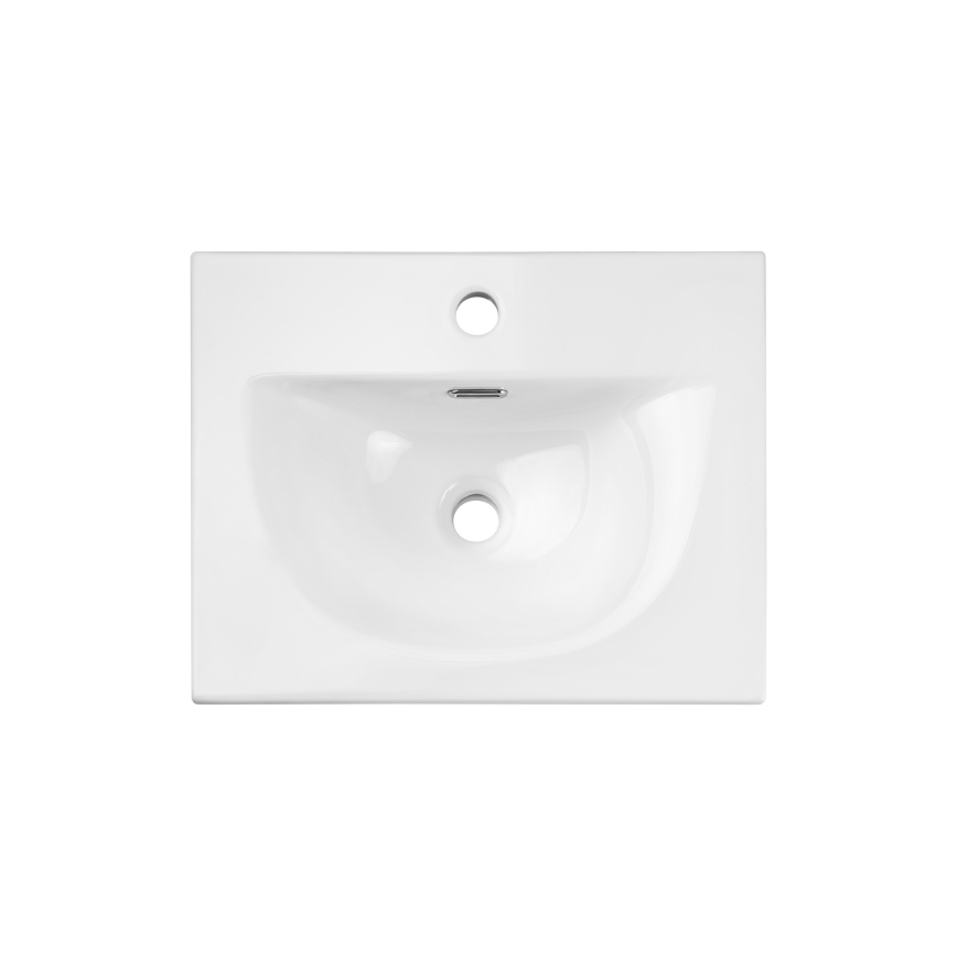 COMAD SKY 3 50CM ( E-8099-3-50 ) - Ένθετος νιπήρας μπάνιου SKY 51x40 cm κεραμικός/γυαλιστερό λευκό