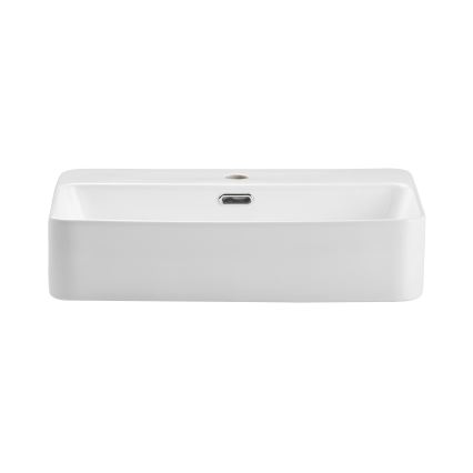COMAD TRUST 2 WHITE ( E-6282 ) - Νιπτήρας μπάνιου TRUST 55x38 cm κεραμικός/γυαλιστερό λευκό