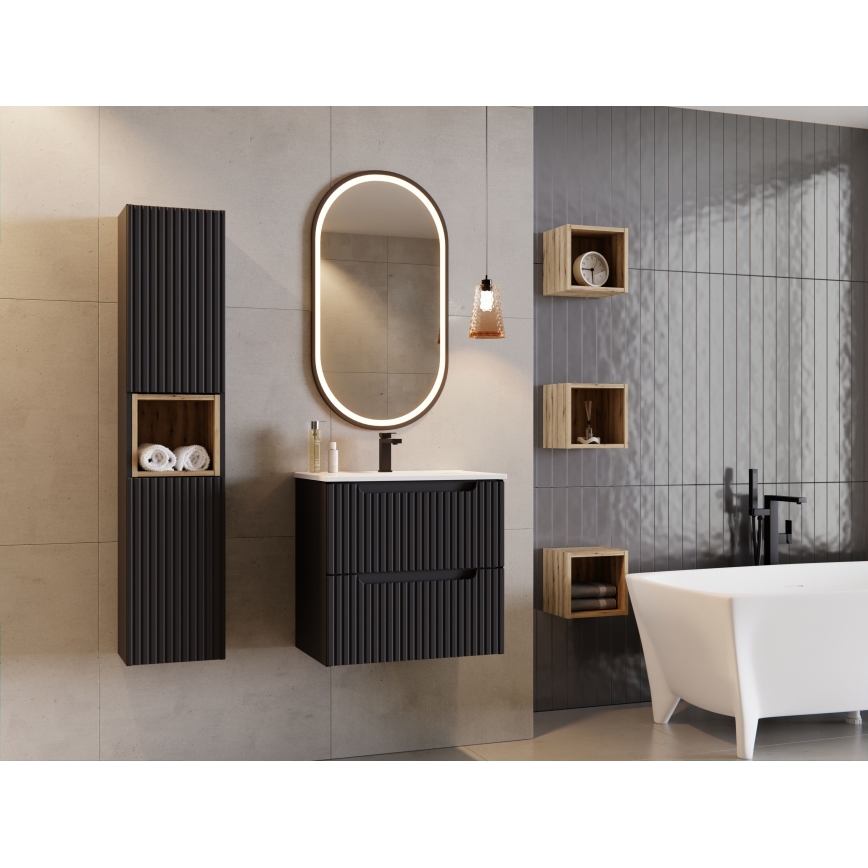 COMAD UM-2050RB DANCE 50 DP - Ένθετος νιπήρας μπάνιου DANCE 52x40 cm κεραμικός/λευκό ματ