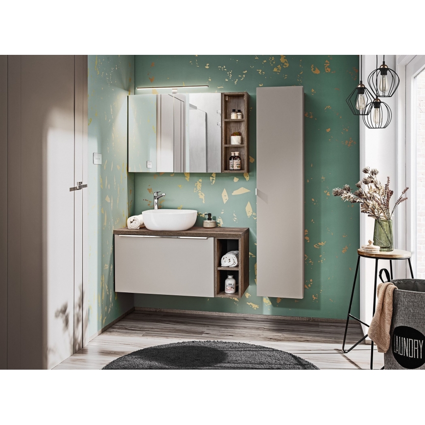 COMAD UM-6252 SMILE 40 DP - Νιπτήρας για πάγκο SMILE 41x41 εκ. κεραμικός/γυαλιστερό λευκό