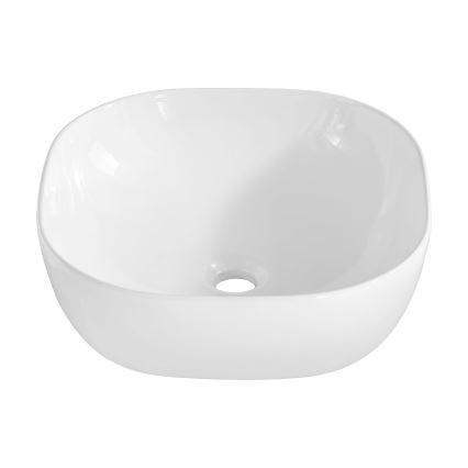 COMAD UM-6252 SMILE 40 DP - Νιπτήρας μπάνιου SMILE 41x41 cm κεραμικός/γυαλιστερό λευκό
