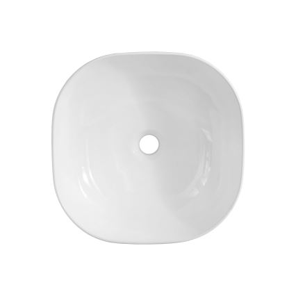 COMAD UM-6252 SMILE 40 DP - Νιπτήρας μπάνιου SMILE 41x41 cm κεραμικός/γυαλιστερό λευκό