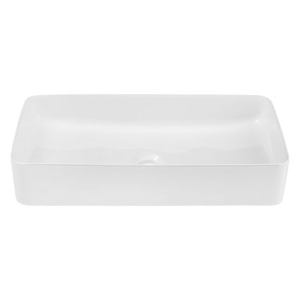 COMAD UM-6275 SLIM 60 WHITE DP - Νιπτήρας μπάνιου SLIM 61x34 cm κεραμικός/γυαλιστερό λευκό