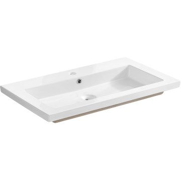 COMAD UM-8070 SPIRIT 80 DP - Εντοιχιζόμενος νιπτήρας SPIRIT 46x81 cm λευκός