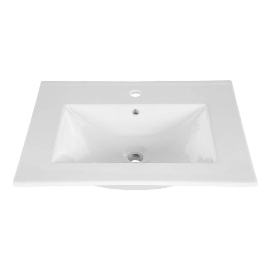 COMAD UM-CFP LAVA 60D - Ένθετος νιπήρας μπάνιου LAVA 61x46 cm κεραμικός/γυαλιστερό λευκό