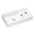 COMAD UM-VEDEA 40 - Νιπτήρας για πάγκο VEDEA 40x22 εκ. κεραμικός/γυαλιστερό λευκό