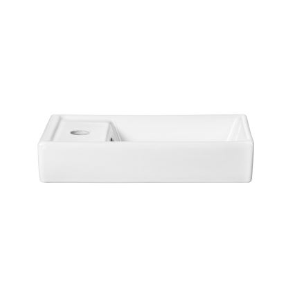 COMAD UM-VEDEA 40 - Νιπτήρας μπάνιου VEDEA 40x22 cm κεραμικός/γυαλιστερό λευκό