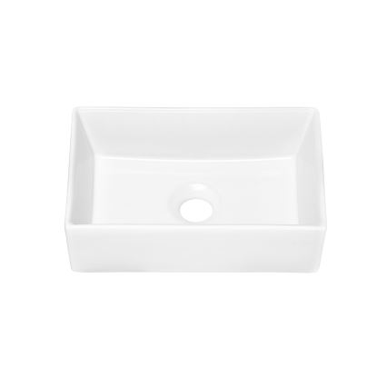 COMAD UN-GAJA35-SW 78570A(35) - Νιπτήρας μπάνιου GAJA 35x22 cm κεραμικός/γυαλιστερό λευκό