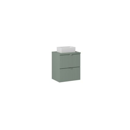COMAD UN-GAJA35-SW 78570A(35) - Νιπτήρας μπάνιου GAJA 35x22 cm κεραμικός/γυαλιστερό λευκό
