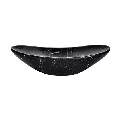COMAD UN-LENA-MB2 - Νιπτήρας μπάνιου LENA 61,5x36 cm κεραμικός/ματ μαύρο