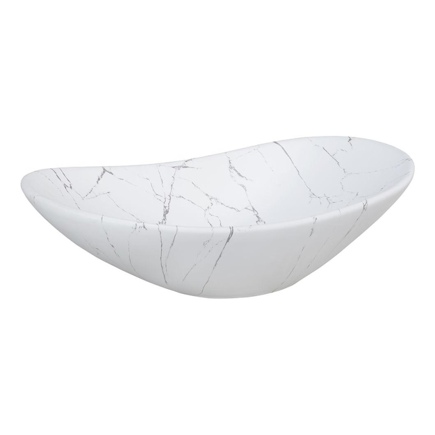 COMAD UN-LENA-MW17 - Νιπτήρας μπάνιου LENA 61,5x36 cm κεραμικός/λευκό ματ