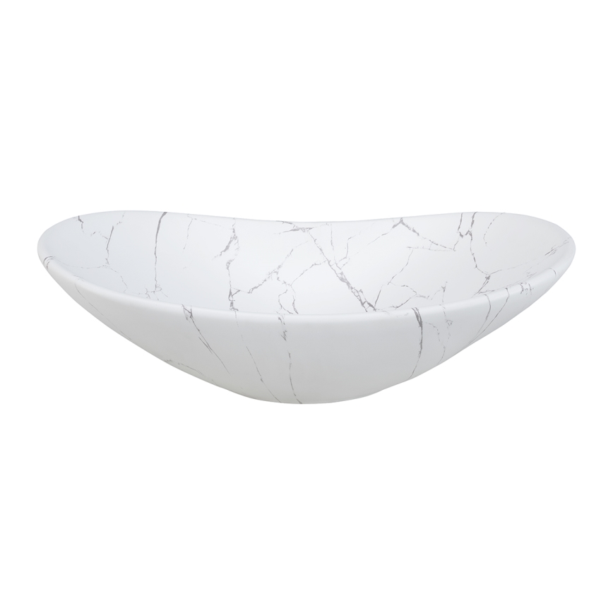 COMAD UN-LENA-MW17 - Νιπτήρας μπάνιου LENA 61,5x36 cm κεραμικός/λευκό ματ