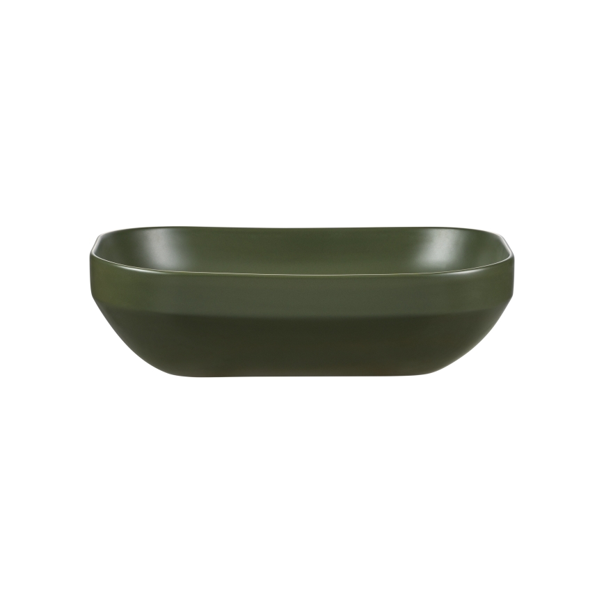 COMAD UN-NELI-MFG - Νιπτήρας μπάνιου NELI 50,4x35,2 cm κεραμικός/ματ πράσινο
