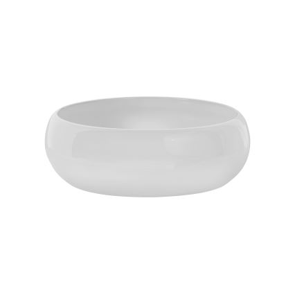 COMAD UN-WIKI-SW - Νιπτήρας επιτραπέζιος WIKI διάμετρος 36 εκ. κεραμικός/γυαλιστερό λευκό