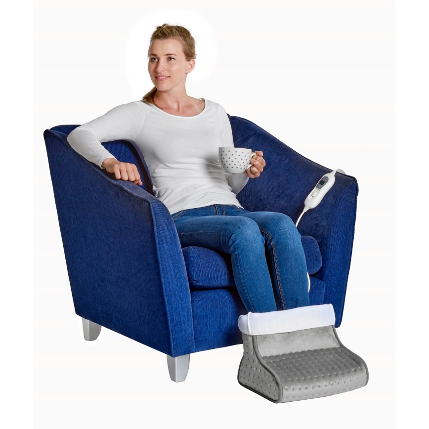 Concept BV1020 - Ηλεκτρική θερμαινόμενη μπότα 100W/230V 30x30 cm γκρι/λευκή