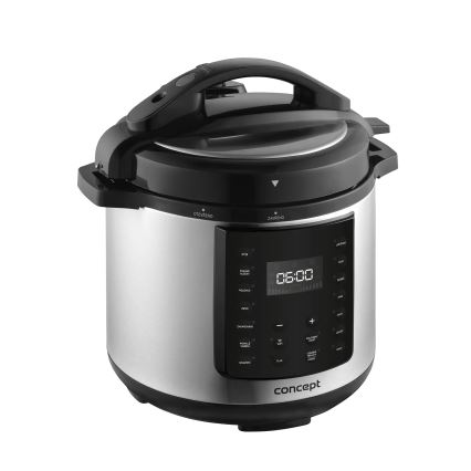 Concept CK8001 - Πολυλειτουργική ηλεκτρική χύτρα ταχύτητας 5,6 l 1000W/230V Wi-Fi ανοξείδωτη