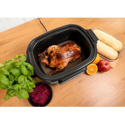 Concept CK9000 - Πολυλειτουργικός ηλεκτρικός πολυμάγειρας 6 l, 10 σε 1, 1250W/230V, ανοξείδωτο ατσάλι