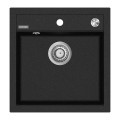 Concept DG00C50BC - Νεροχύτης κουζίνας CUBIS 49x51 cm γρανιτένιος/μαύρος