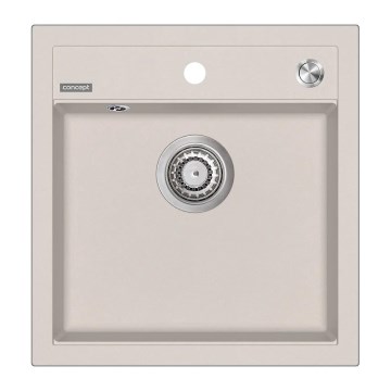 Concept DG00C50BE - Νεροχύτης κουζίνας CUBIS 49x51 εκ. γρανίτης/μπεζ