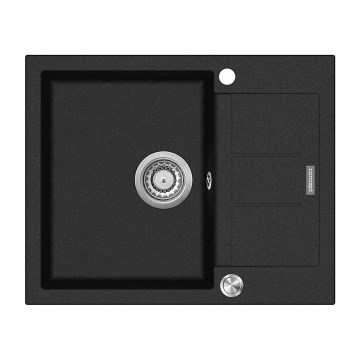 Concept DG05C45BC - Νεροχύτης κουζίνας CUBIS 50x62 cm γρανίτης/μαύρο