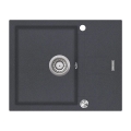 Concept DG05C45DG - Νεροχύτης κουζίνας CUBIS 50x62 cm γρανίτης/σκούρο γκρι