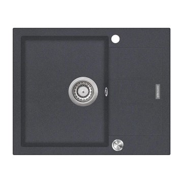 Concept DG05C45DG - Νεροχύτης κουζίνας CUBIS 50x62 cm γρανίτης/σκούρο γκρι