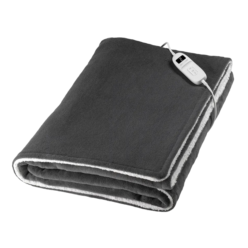 Concept DV7420 - Ηλεκτρική θερμαινόμενη κουβέρτα 160W/230V 180x130 cm γκρι/λευκή