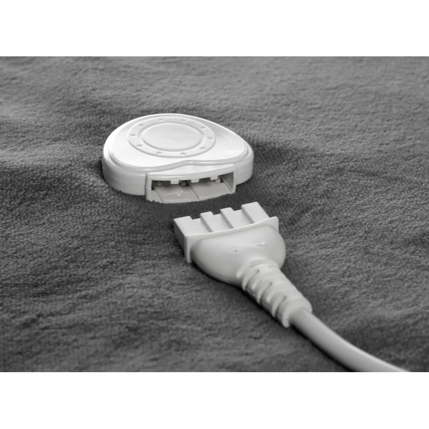 Concept DV7420 - Ηλεκτρική θερμαινόμενη κουβέρτα 160W/230V 180x130 cm γκρι/λευκή