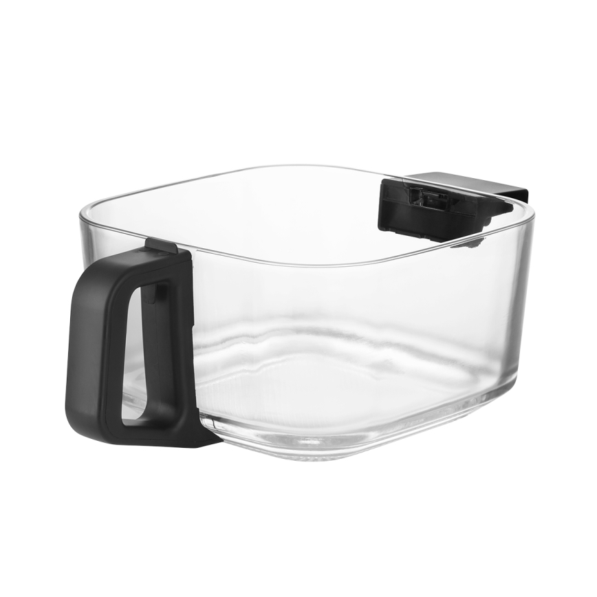 Concept FR5500 - Φριτέζα θερμού αέρα GLASS & FAST 5,5 l 1200W/230V μαύρο