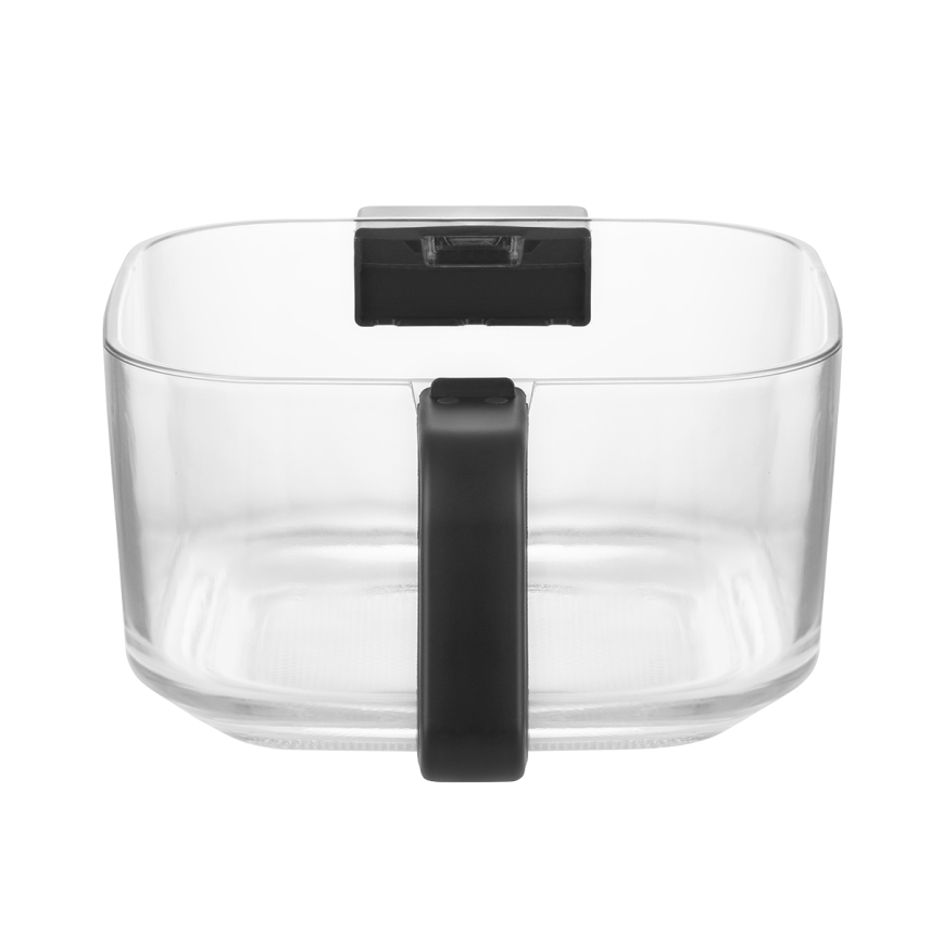 Concept FR5500 - Φριτέζα θερμού αέρα GLASS & FAST 5,5 l 1200W/230V μαύρο