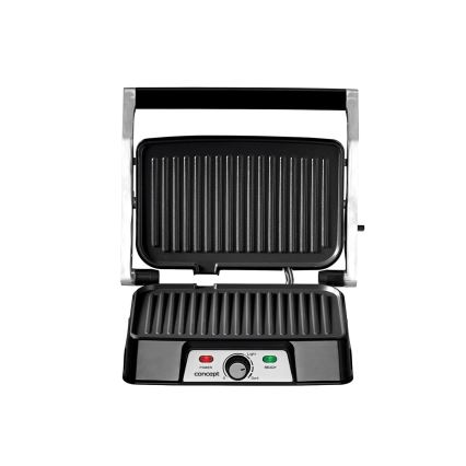 Concept ge2005 - Ψησταριά/Γκριλιέρα 1500W/230V ανοξείδωτο ατσάλι/μαύρο