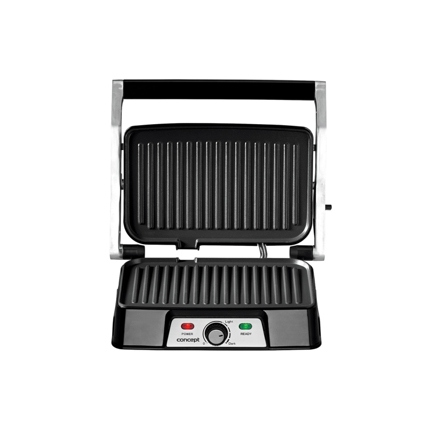Concept ge2005 - Ψησταριά/Γκριλιέρα 1500W/230V ανοξείδωτο ατσάλι/μαύρο